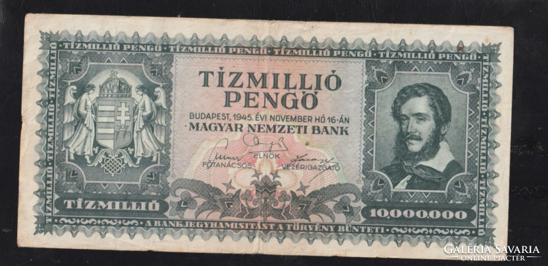 10 millió pengő 1945 november 16