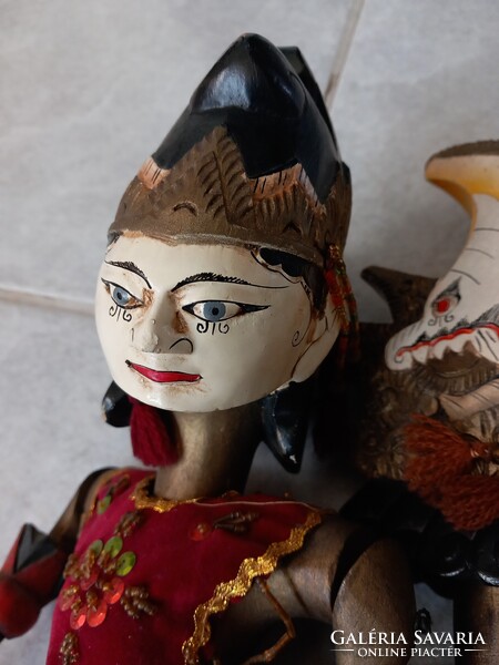 Indonéz Wayang Golek báb 2db
