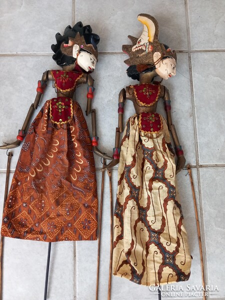 Indonéz Wayang Golek báb 2db
