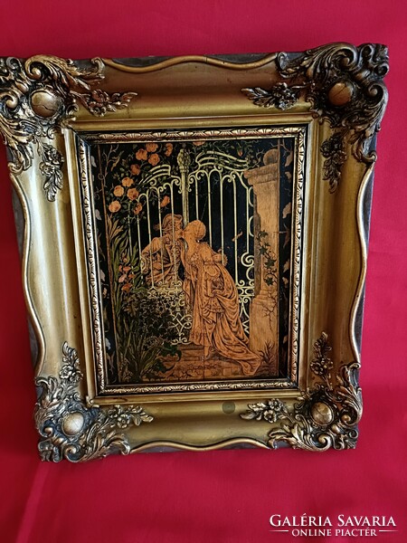 1780-1800 èvek eleje romantikus miniatűr!