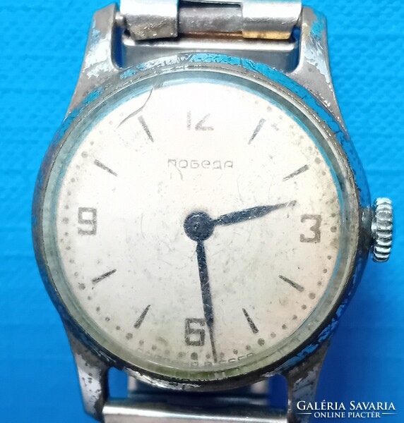 Pobeda szovjet karóra 15 köves