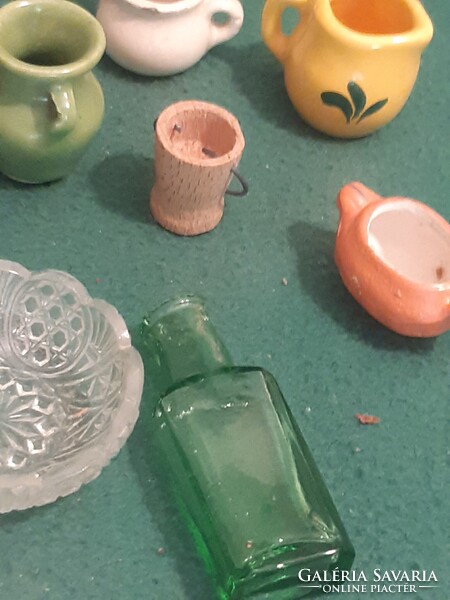 Babaházi edények és Barbis reklámtáskák