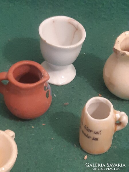 Babaházi edények és Barbis reklámtáskák