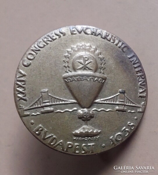 1938. "XXXIV. Nemzetközi Eucharisztikus Kongresszus Budapest" 6db . Madarassy , Ludvig  gyartók.