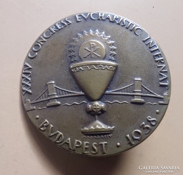 1938. "XXXIV. Nemzetközi Eucharisztikus Kongresszus Budapest" 6db . Madarassy , Ludvig  gyartók.