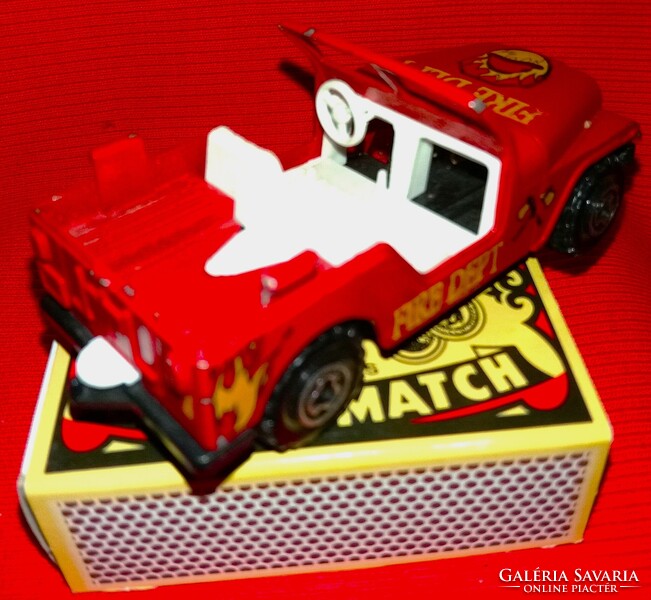 Régi még Francia gyártmányú MAJORETTE 1 :46 JEEP fém kisautó képek szerint ( NAGY MÉRET- KING SIZE )