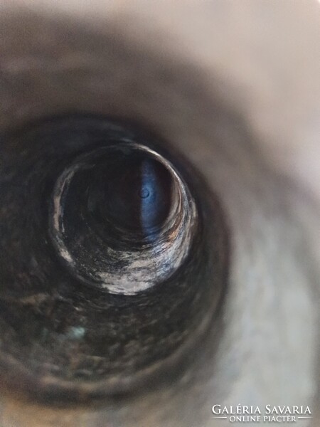 Régi Réz Töltényhüvely Hadifogoly Váza Háborús Emlék ágyúhüvely váza