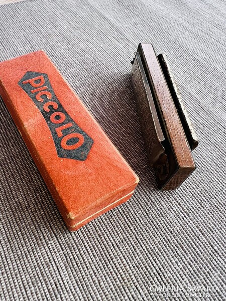 Vintage Piccolo szájharmonika – eredeti német gyártás, dobozával együtt