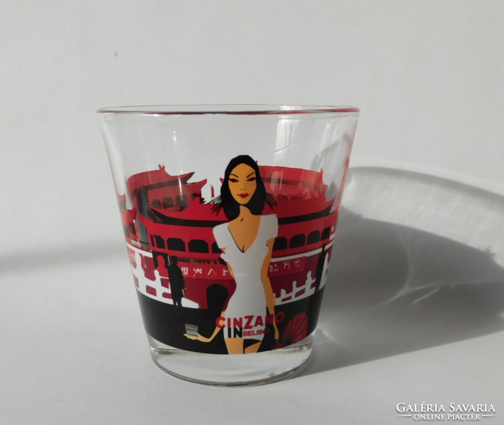 Cinzano "Peking" limitált kiadású pohár