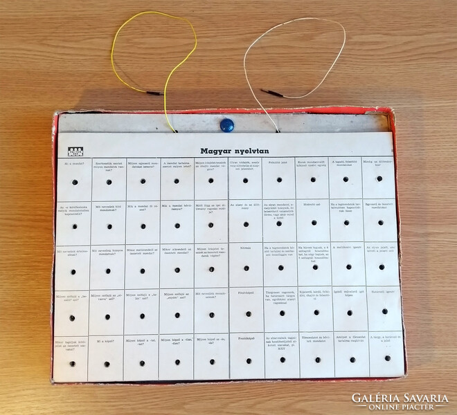 Tri-Ton HSZ elektronikus ismeretterjesztő játék 1970-es évek retro Féláron!