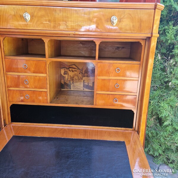 Biedermeier cseresznyefa írószekreter restaurálva