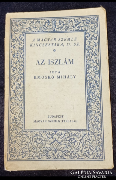 Kmoskó Mihály : Az iszlám keletkezése 1929 kiadás