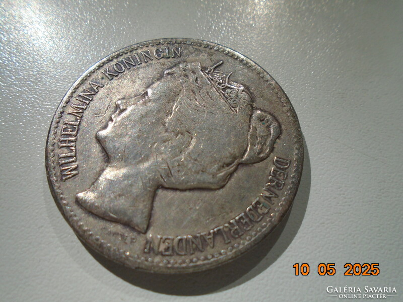 1898   2 1/2 Gulden Wilhelmina 945/1000 ezüst holland pénzérme