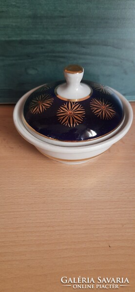 Porcelán cukortartó/bonbonier