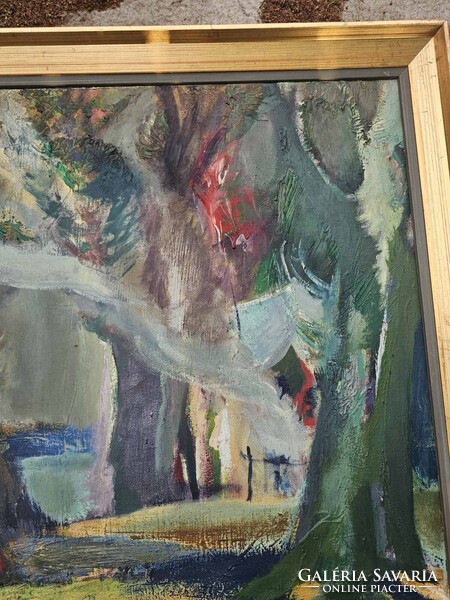 Nagy B. István szignóval ellátott festmény