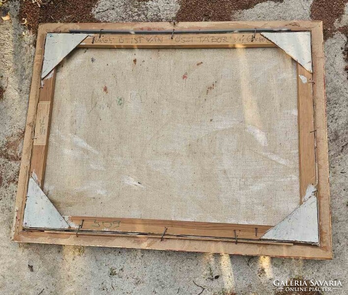 Nagy B. István szignóval ellátott festmény