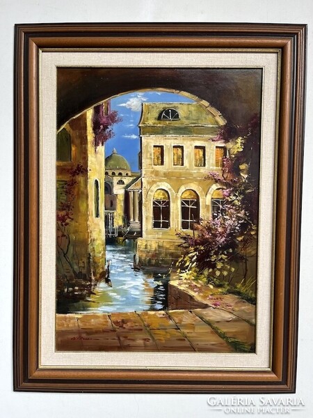 Adilov Alim Velence 70x50cm + keret