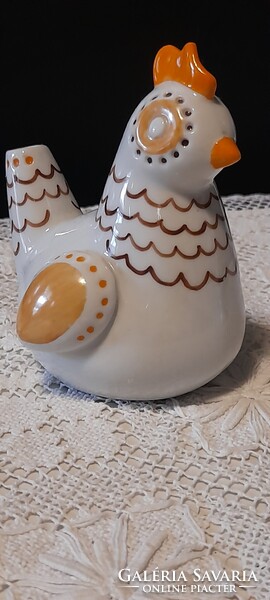Hollóházi art deco tyúk  Veress Miklós
