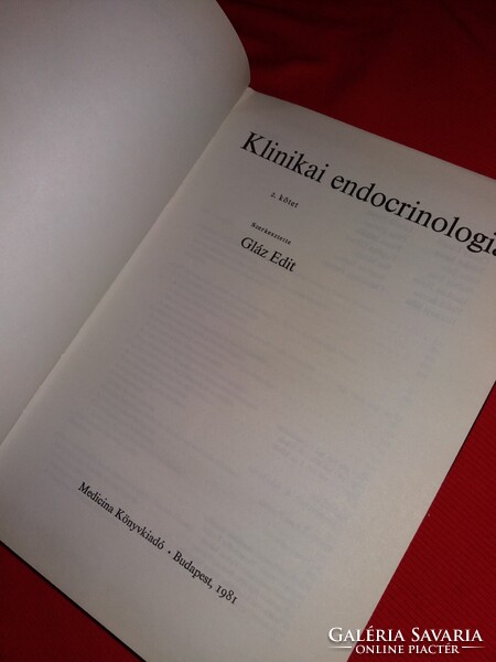 1981. Barta Lajos : Klinikai endocrinologia 2 képek szerint MEDICINA