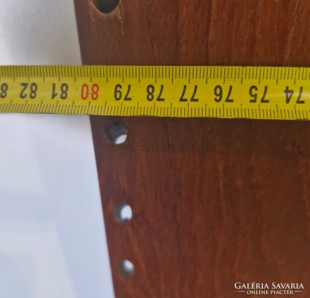 Vintage, mid century modern dán teak falpanel, Poul Cadovius, több darab Cado System
