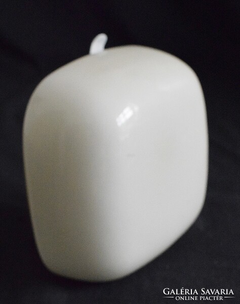 Fali , mennyezeti lámpa , art-deco üveg búra , fém lámpatest , 20 x 20 x 9 cm