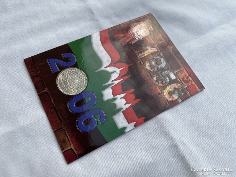 Az 1956-os magyar forradalom 50. évfordulója bliszter 1956-os UNC 50 Forintossal