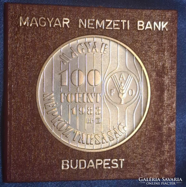 1983. FAO Több gabonát a világnak 100 Forint bliszterben (43)