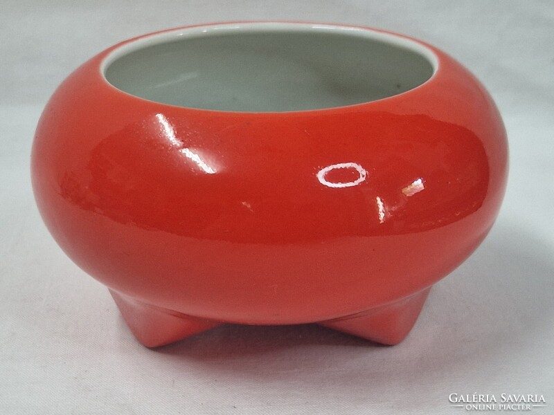 Zsolnay pajzspecsétes Várdeák Ildikó tervezte porcelán cukortartó hibátlan állapotban 6,5 cm. magas