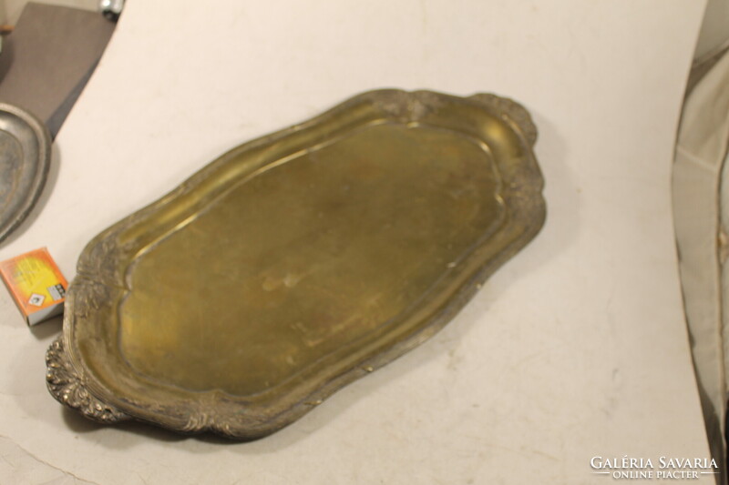 Antique silver-plated Art Nouveau tray 259
