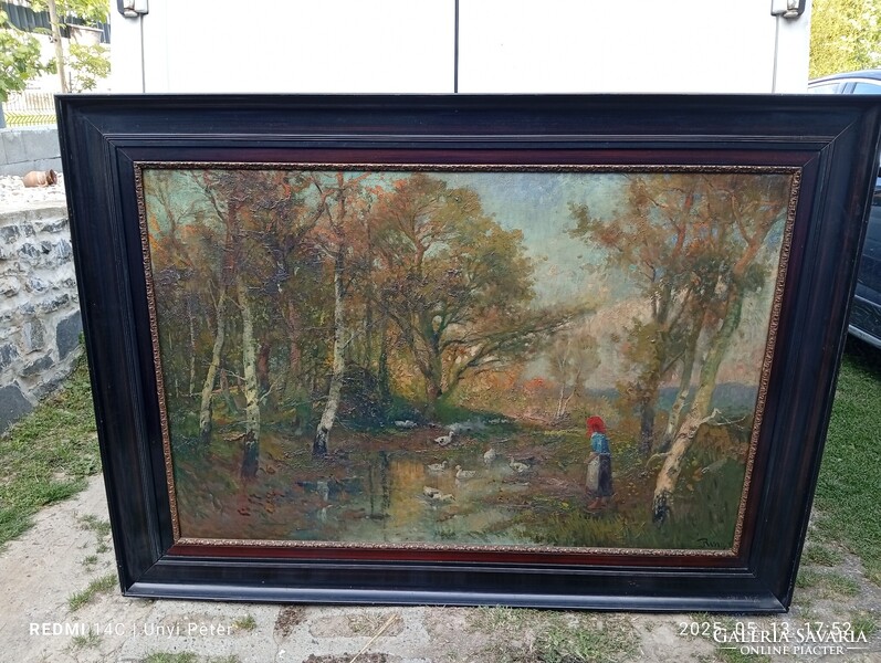 Kasznár Ring Jenő óriási festménye