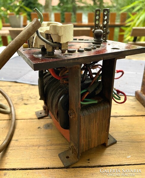 Antik régi detektoros rádió? trafó, műszaki régiség