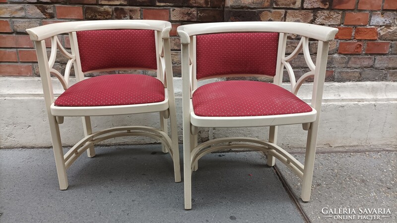 Bécsi szecesszó, kávézó fotelek, karosszékek, Josef Hoffmann style