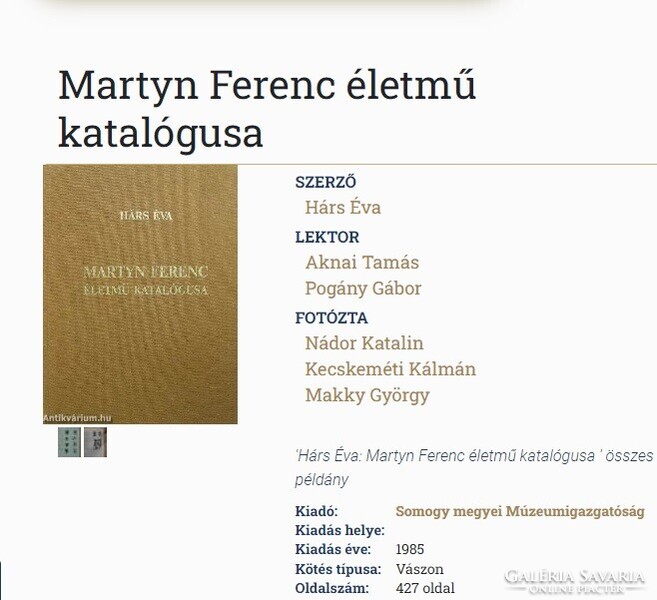 Martyn Ferenc - Cirkusz - vegyes t. -  36x36 cm 1928