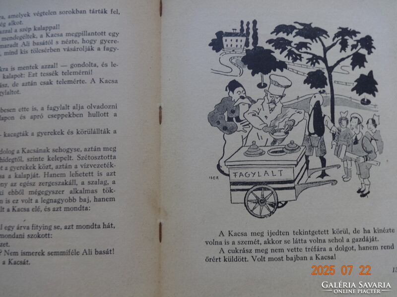 Majtényi György: ALI BASA MEG A KACSA - antik mesekönyv Iser József rajzaival (1934)