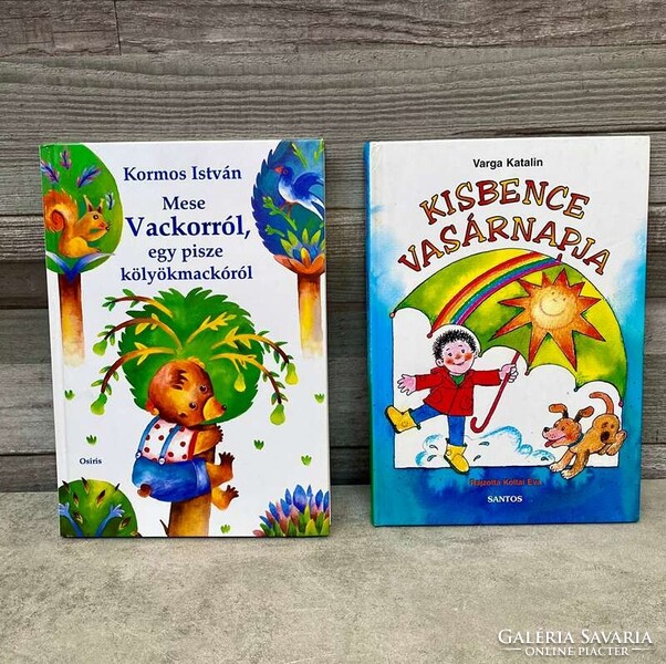 Kormos István: Mese Vackorról; Varga Katalin: Kisbence vasárnapja mesekönyv csomag