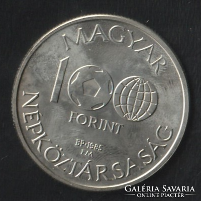 100 Forint 1985 Labdarugó Világbajnokság Mexikó 1986