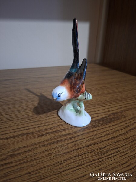 Bodrogkeresztúri kerámia madár. 16,3 cm. Jelzett