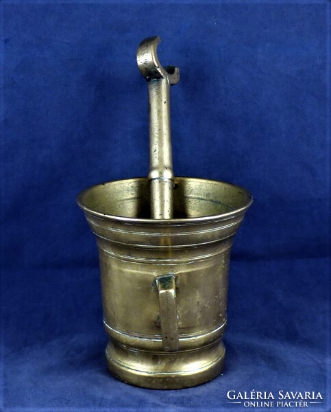 RITKA, KORABELI EMPIRE, BRONZ MOZSÁR, CA. 1820!!!