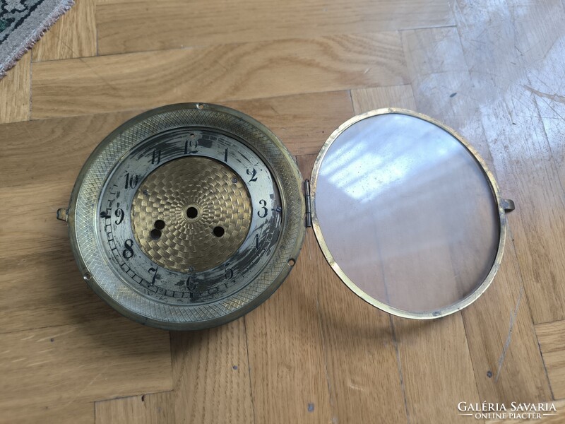 Biedermeier kandalló óra keret képkeret óra képóra szàmlap ajtóval