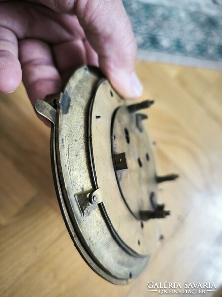 Biedermeier kandalló óra keret képkeret óra képóra szàmlap ajtóval