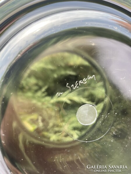 Dom Pérignon pezsgő jégveder – Martin Szekely tervezésében, füstszínű akrilból, ajándékozásra kész