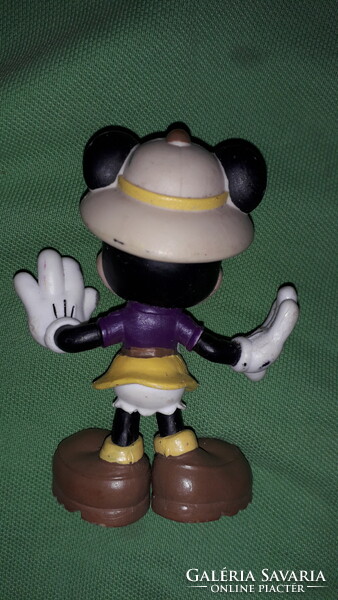 Eredeti SCHLEICH DISNEY - MIKI MOUSE EGÉR afrikai szafari kalapban festett gumi figura képek szerint