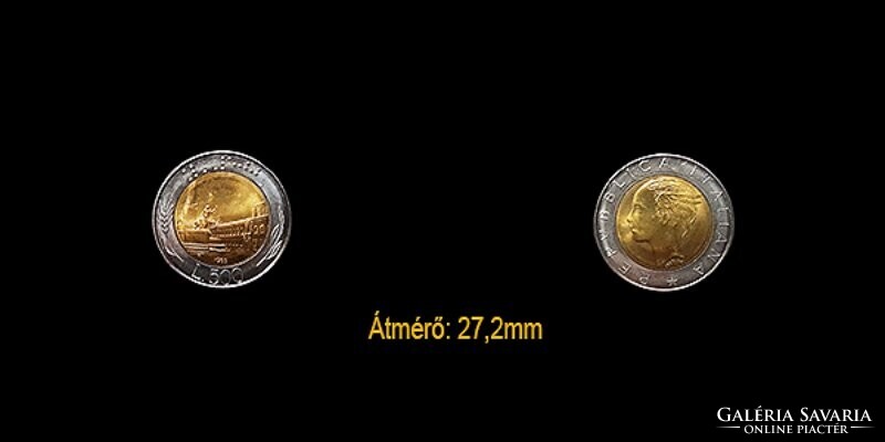 UNC - 500 LÍRA - 1985 - BRAILLE - PRÓBAVERET! (vakoknak is!)
