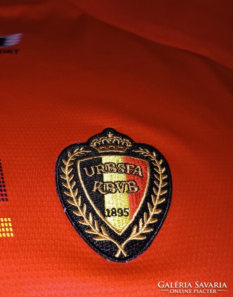 M-es vintage Burrda Sport Belgium válogatott (2014/15) hazai mez