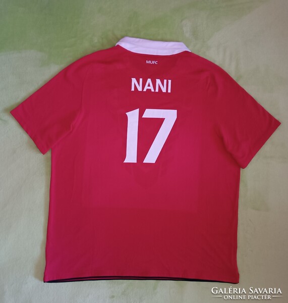 Kb új 2XL-es vintage nike Nani Manchester United FC (2010/11) hazai mez