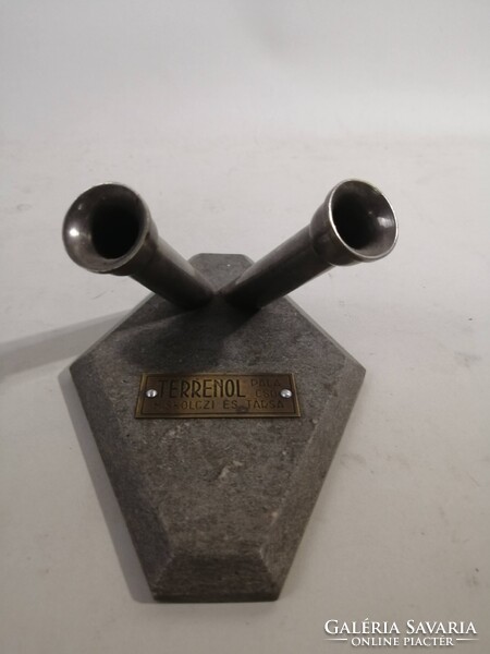 ANTIK REKLÁMTÁRGY - TERRENOL PALA ÉS CSŐ - MISKOLCZI ÉS TÁRSA