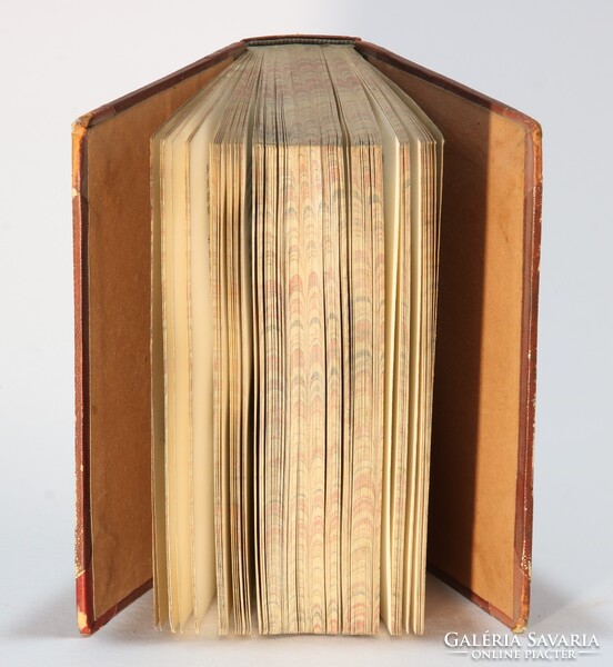 1859 Kuthen költeményei egyedi bibliofil félbőr kötésben !!