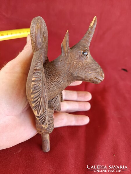 Kakukkos óra toronydísz faragott zerge