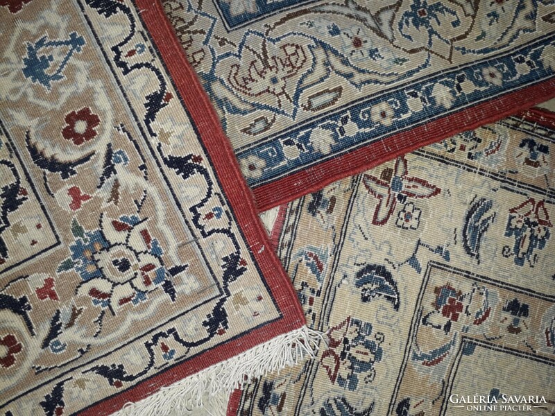 3 db. Nain selyem szőnyeg. / Irán