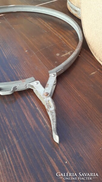 Régi, filmtekercs tároló dobozok, fém abroncs, Budapest felirat, ár/ darab